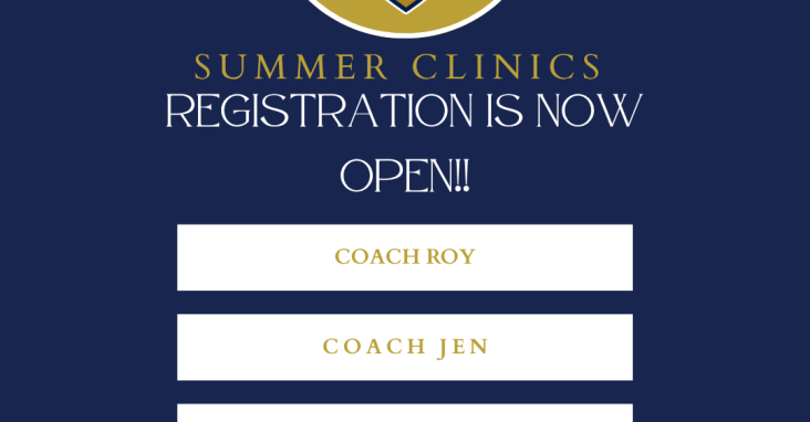 REGISTER FOR SUMMER CLINICS 